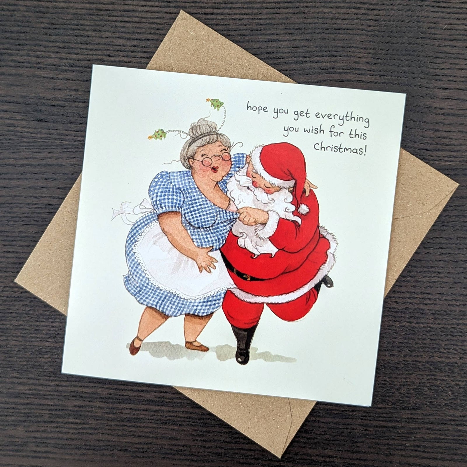 Flirty Santa | Christmas Card