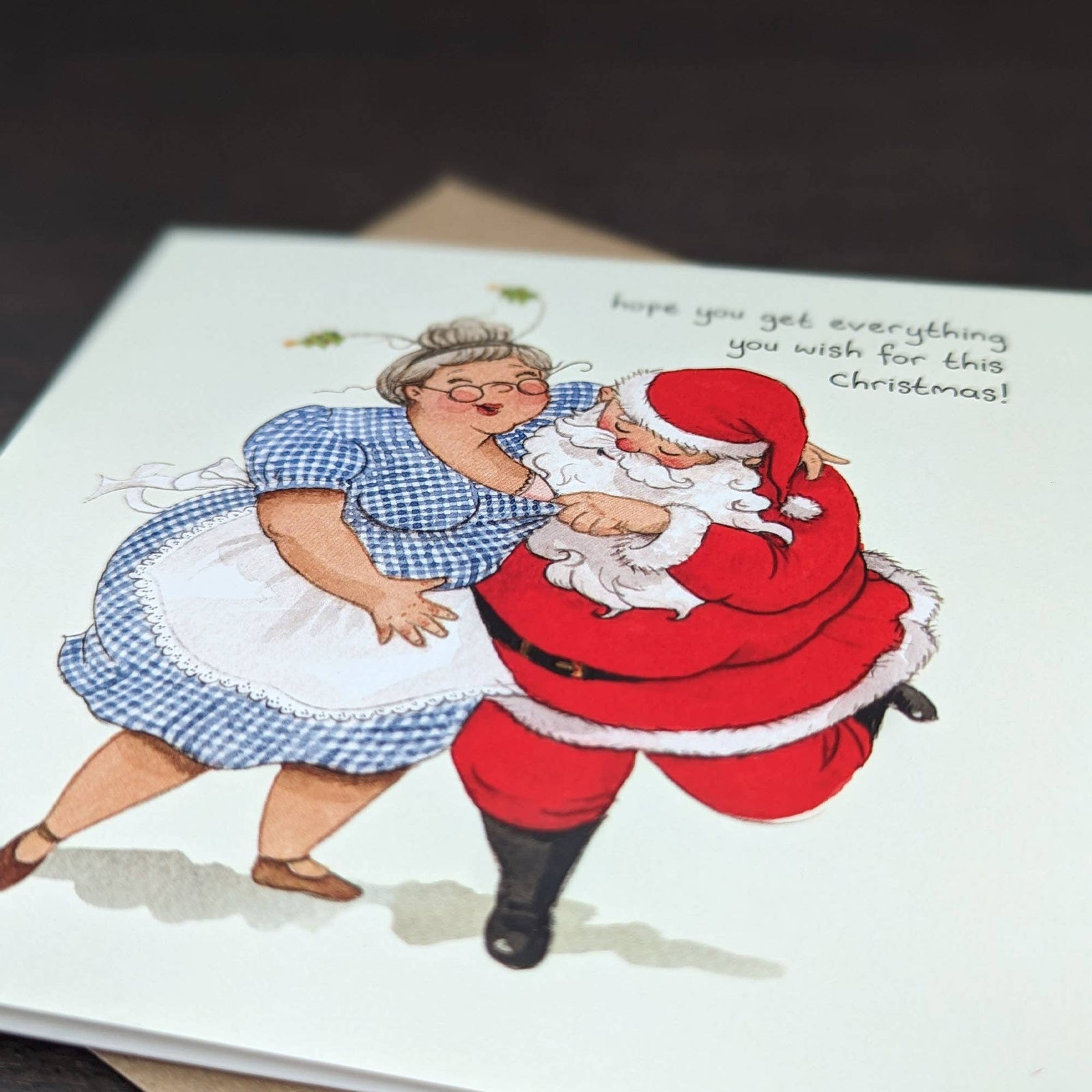 Flirty Santa | Christmas Card