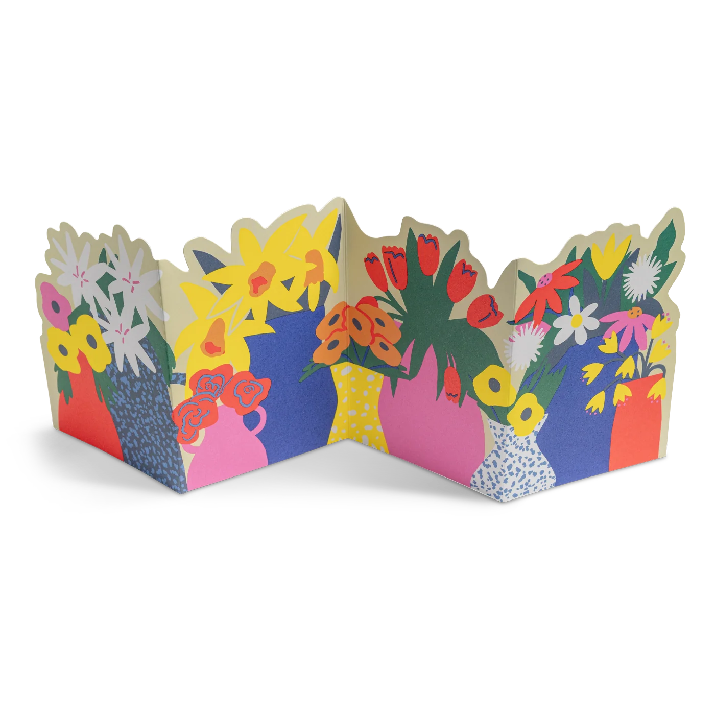 Floral Display | Naomi Wilkinson | Fold Out Concertina Card