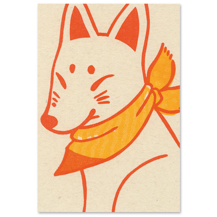 Fox Umeya Postcard