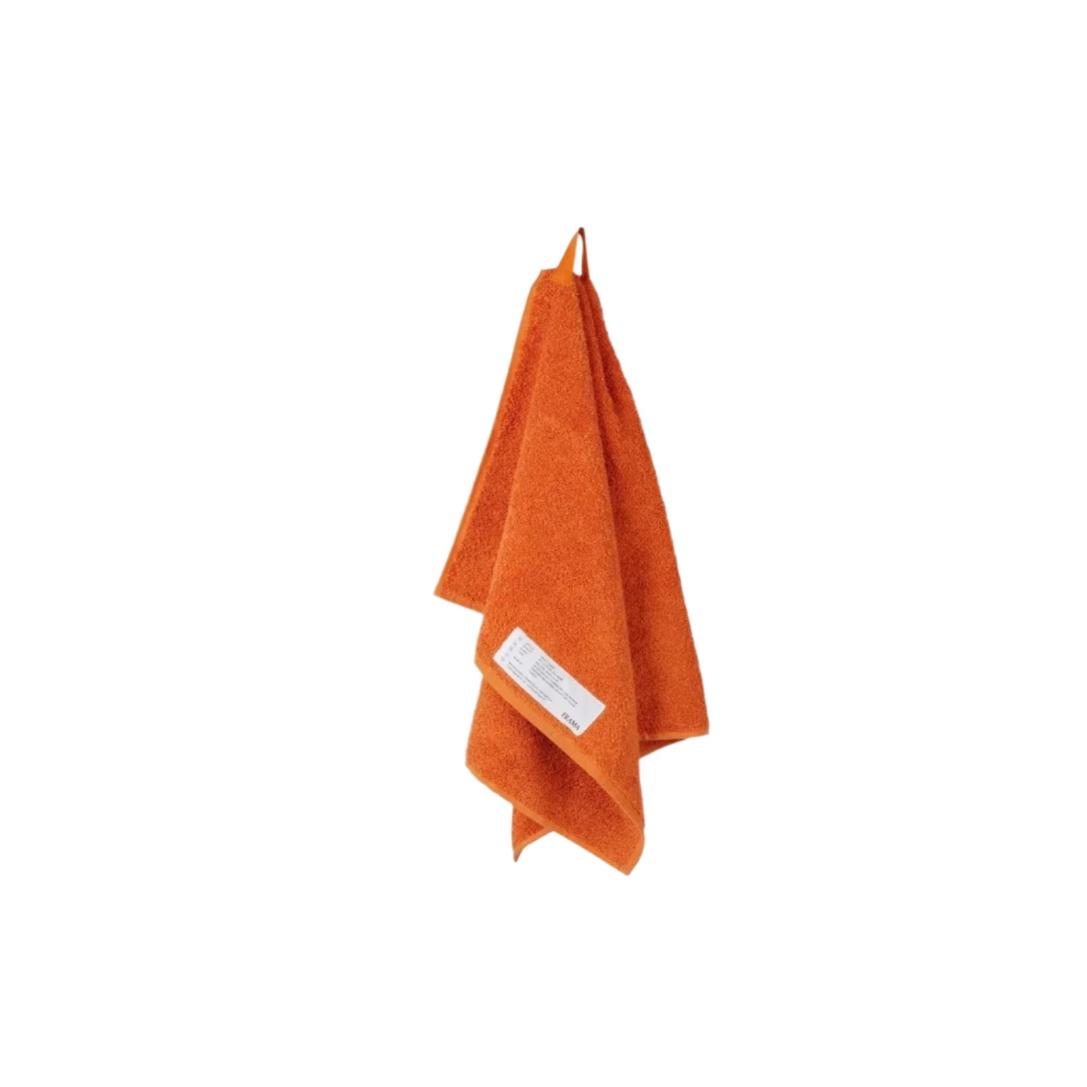 berlin frama heavy hand towel in burnt orange