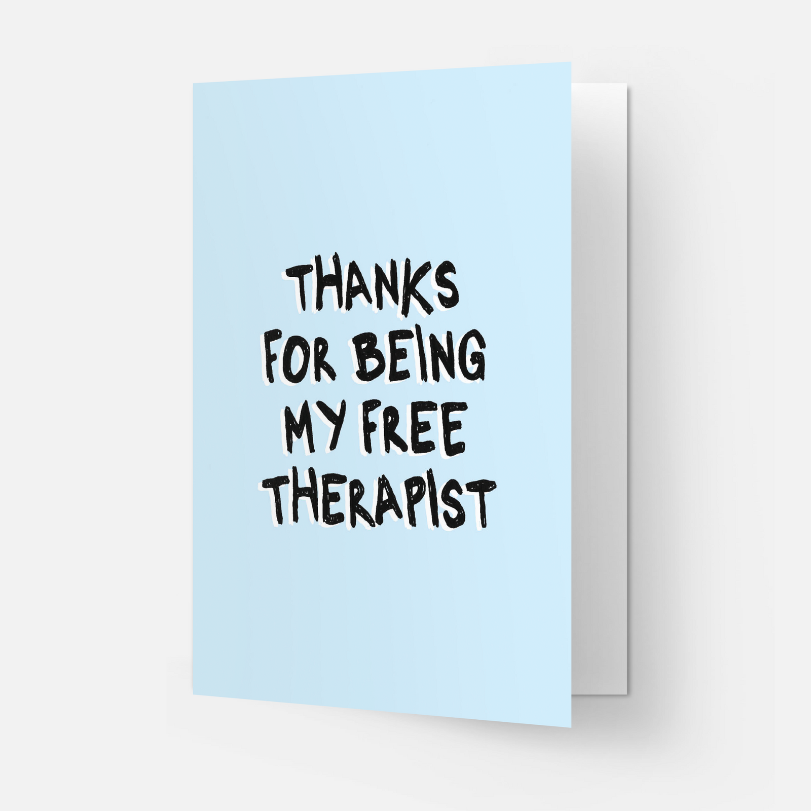 Free Therapist | Greeting Card
