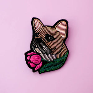 French Bulldog Brooch