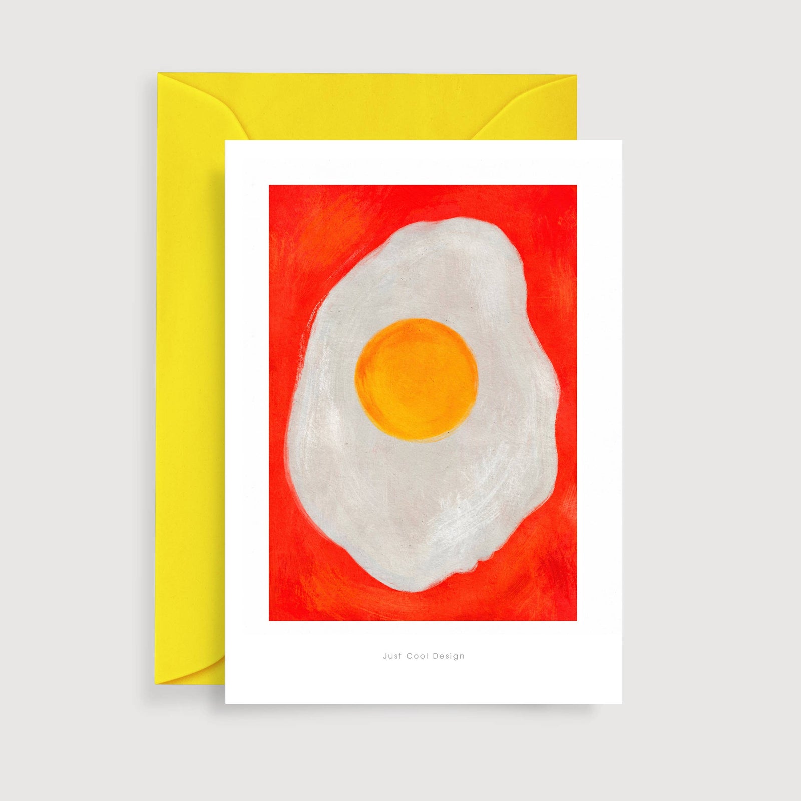 Fried Egg Mini Art Print | Illustration Card