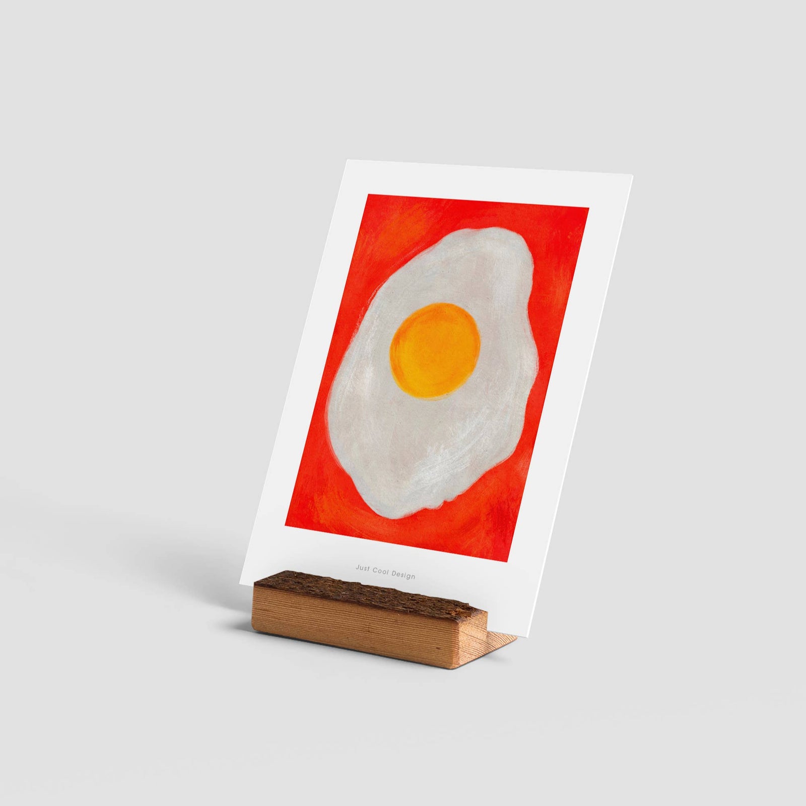 Fried Egg Mini Art Print | Illustration Card