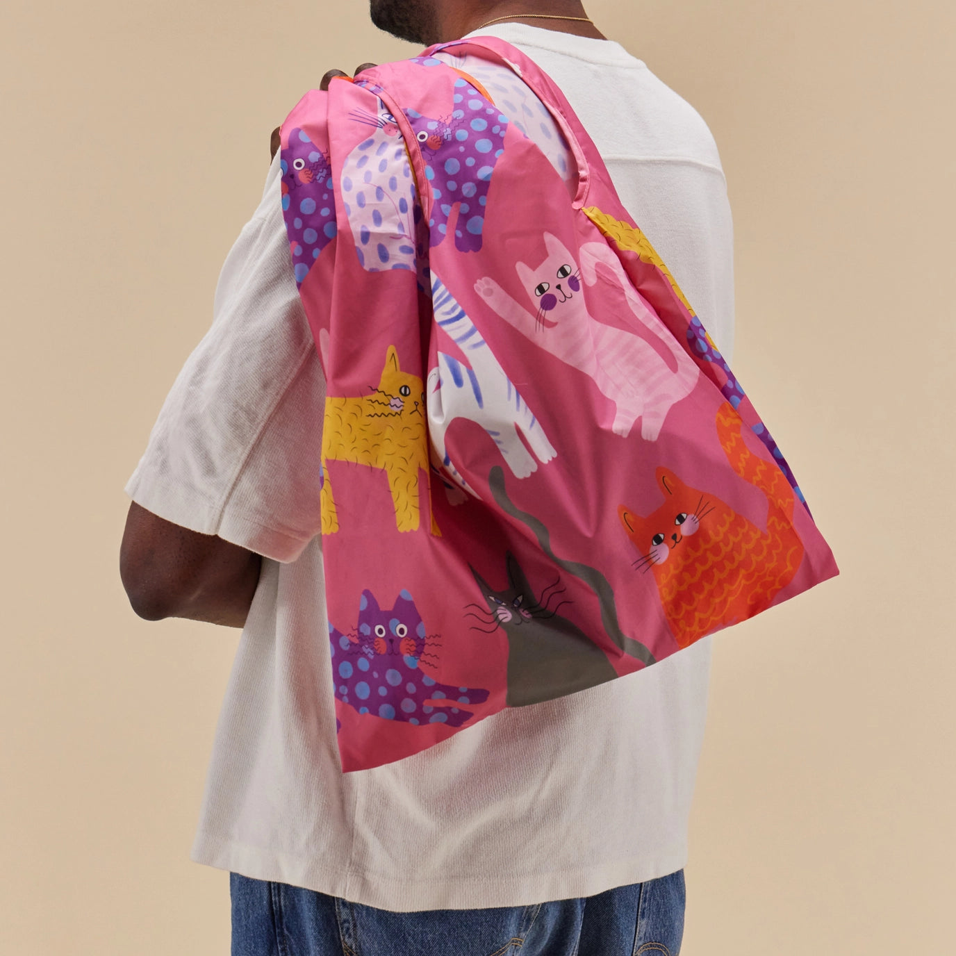 Fuchsia | Reusable Tote Bag