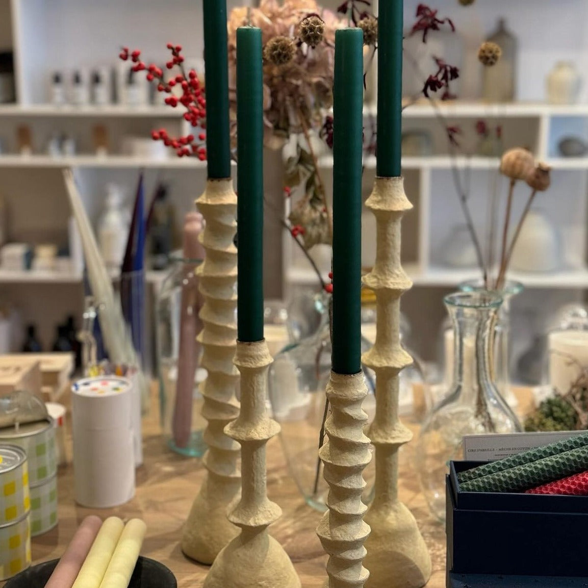 Paper Marche Candle Holder | 25cm