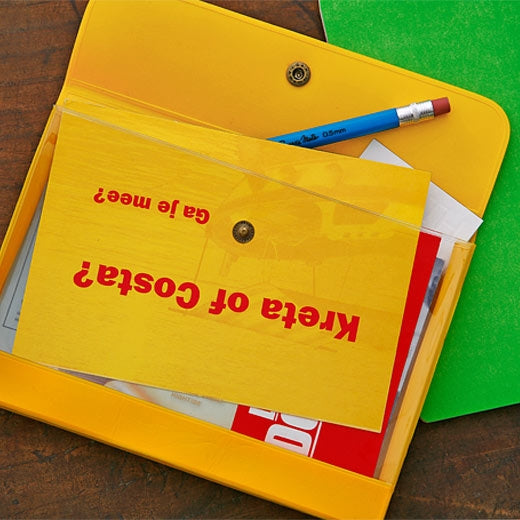 General Purpose Case A6 Yellow