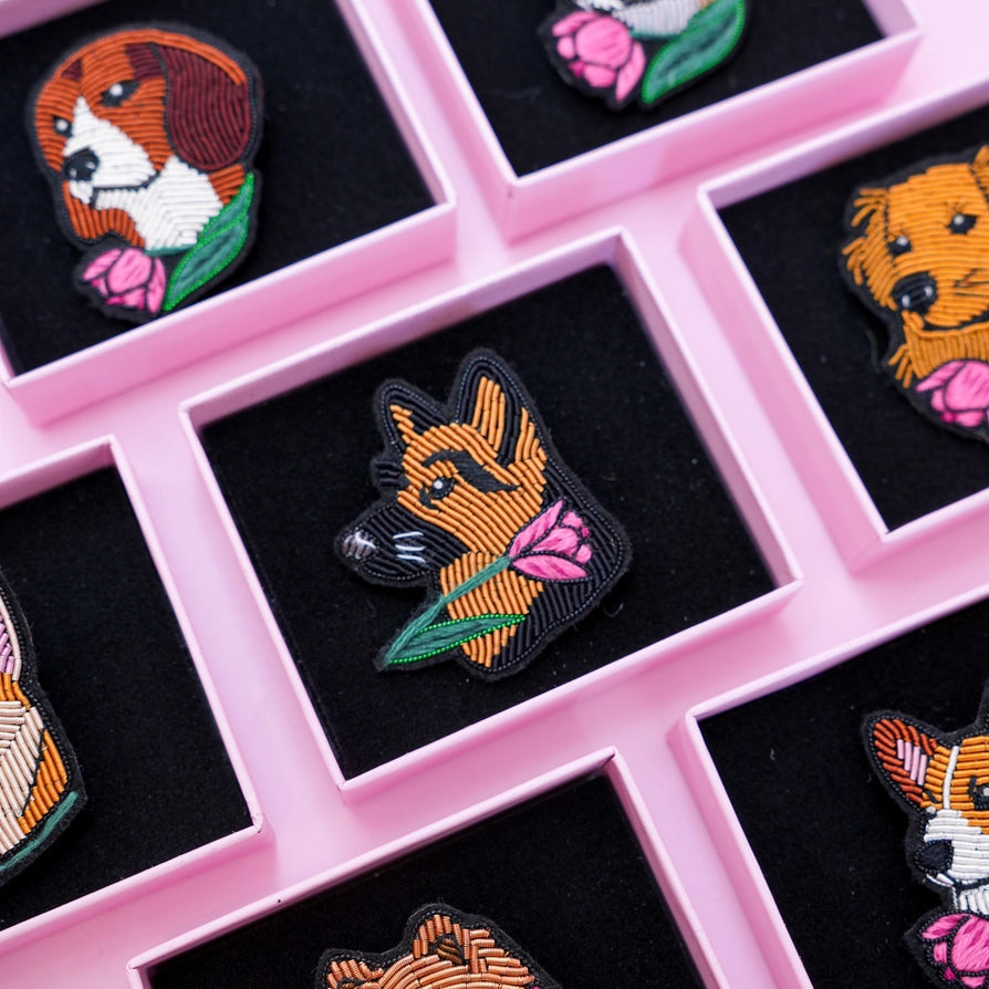 German Shepherd Brooch