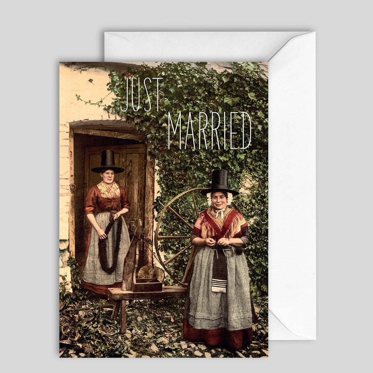 Greeting Card Just (Lesbian) Married