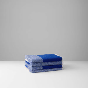 Guest Towel Set 2 pcs. | Cobalt Blue Ecru
