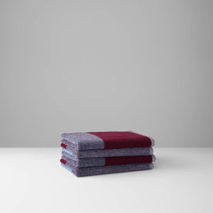 Guest Towel Set 2 pcs. | Sky Blue Bordeaux