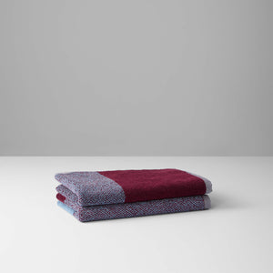 Guest Towel Set 2 pcs. | Sky Blue Bordeaux
