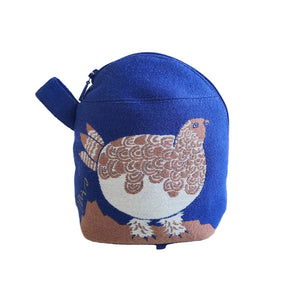 Gussted Fabric Pouch | Grouse Couple