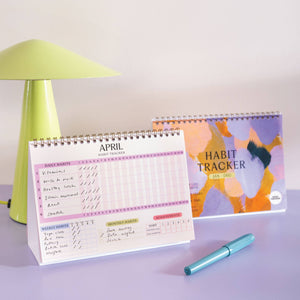 Habit Tracker | 12 Month Goal Planner | Soft Focus