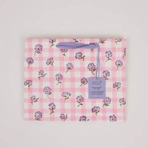 Hand Block Printed Gift Bags Medium | Violet Meringue