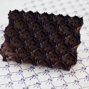 Hand Block Printed Gift Bags Medium | Violet Meringue