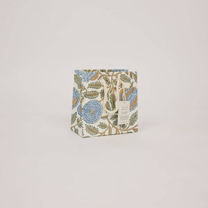 Hand Block Printed Gift Bags Small | Blue Stone Refresh