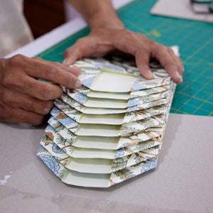 Hand Block Printed Gift Bags Small | Blue Stone Refresh