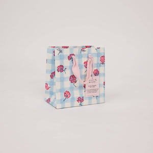 Hand Block Printed Gift Bags Small | Pink Sorbet