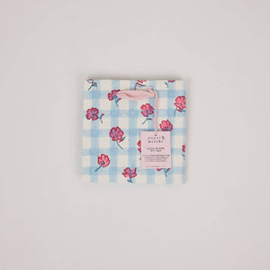 Hand Block Printed Gift Bags Small | Pink Sorbet