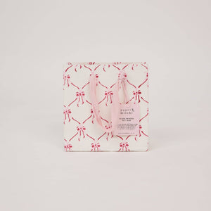 Hand Block Printed Gift Bags Small | Pink Sorbet