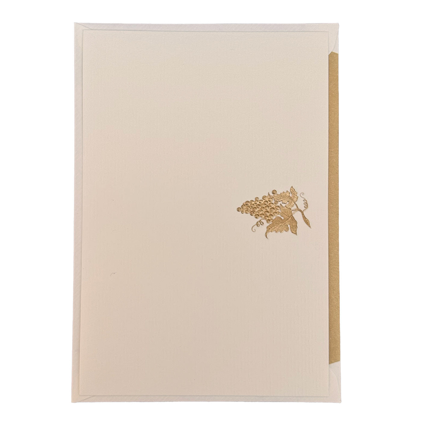 Hand Engraved Greeting Card | Grapes