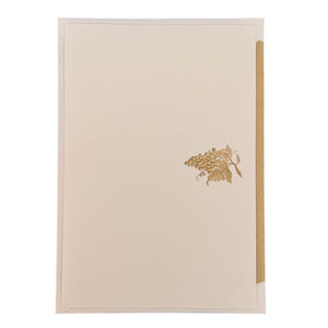Hand Engraved Greeting Card | Grapes