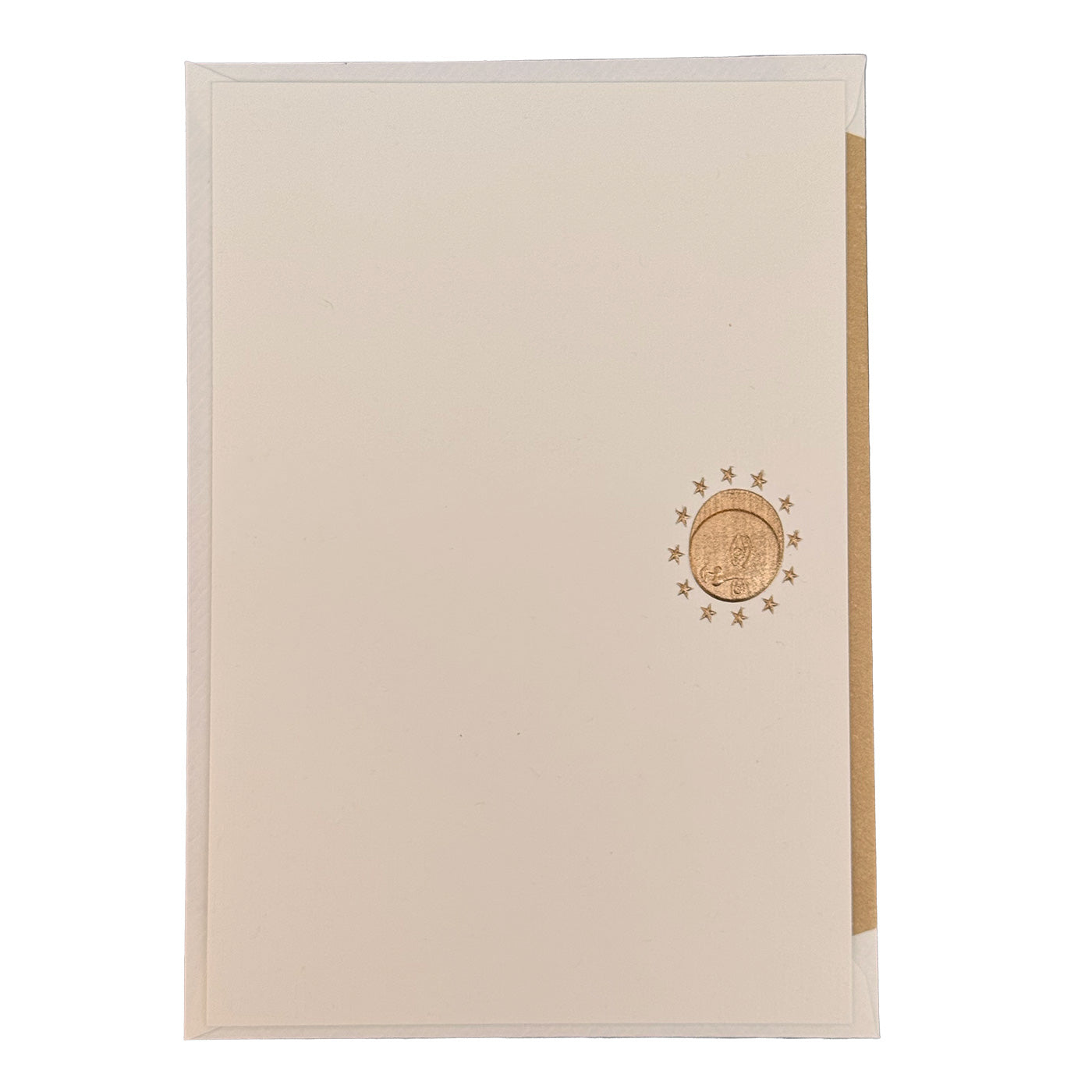 Hand Engraved Greeting Card | Moon