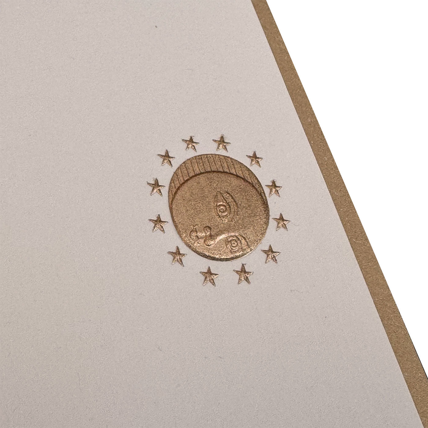 Hand Engraved Greeting Card | Moon