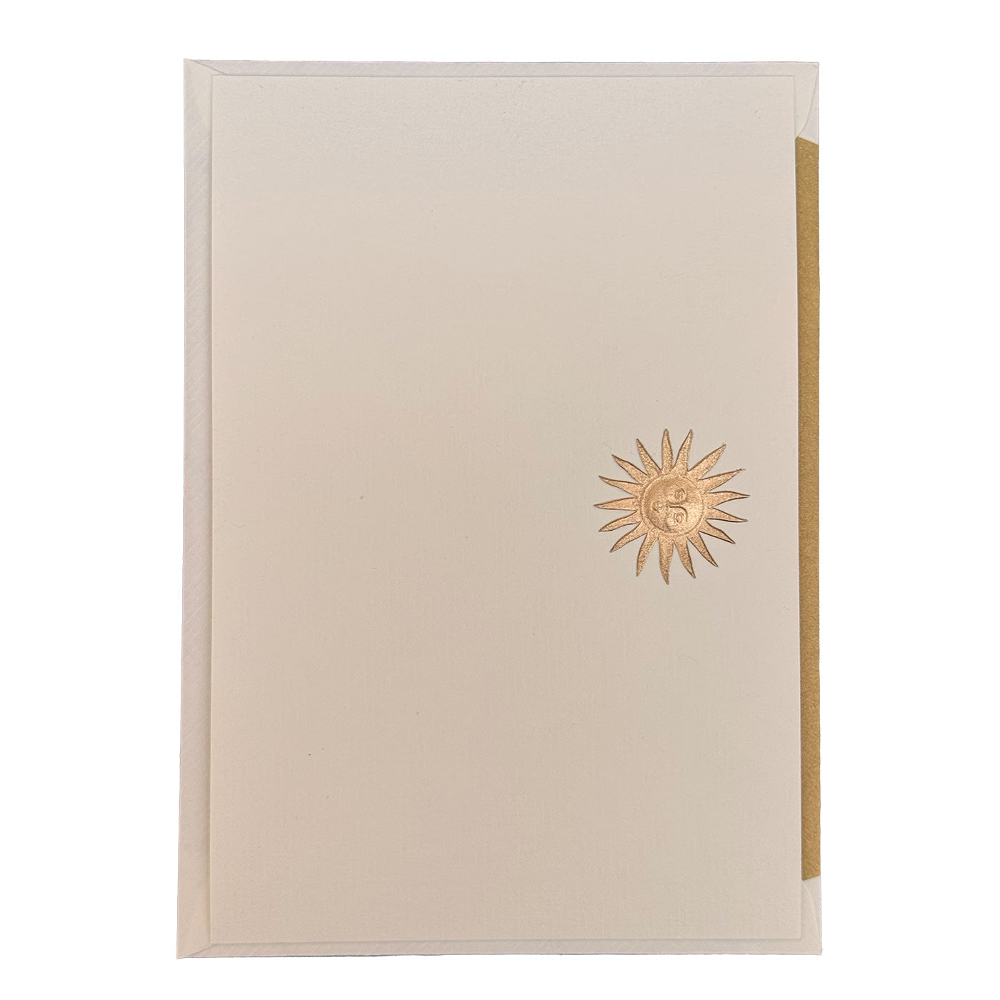 Hand Engraved Greeting Card | Sun