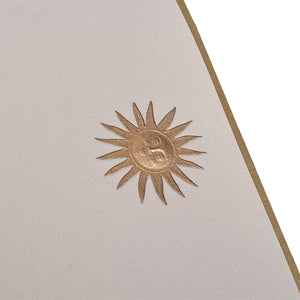 Hand Engraved Greeting Card | Sun