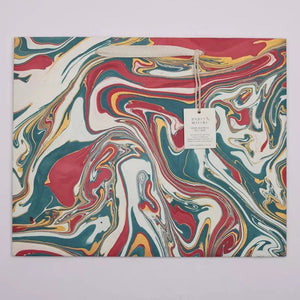Hand Marbled Gift Bags Large | Christmas Splendour