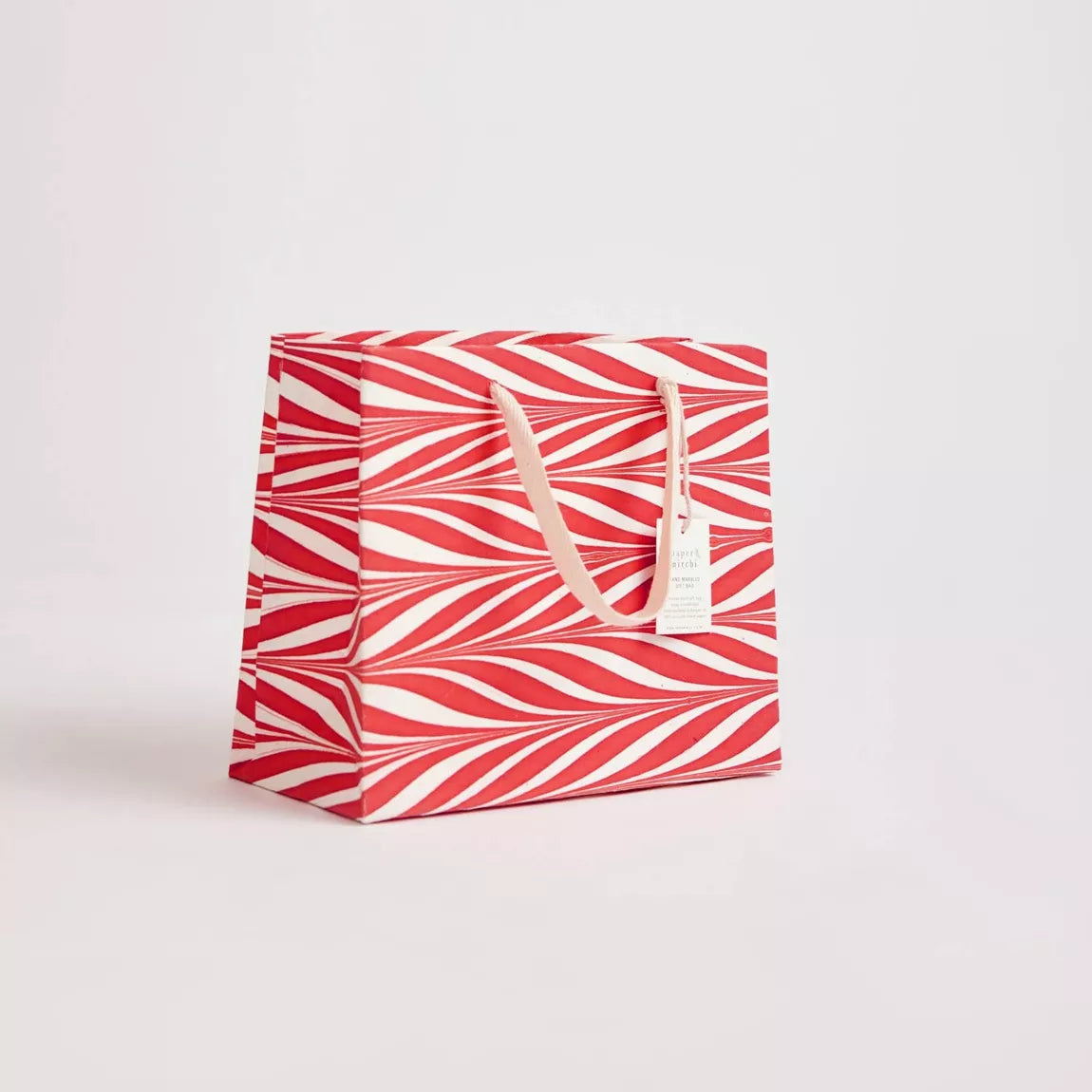 Hand Marbled Gift Bags Medium | Christmas Glitz