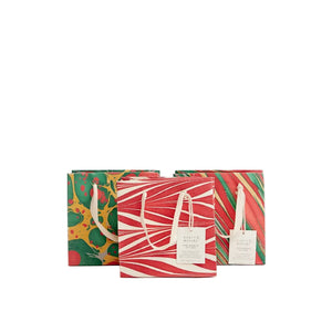 Hand Marbled Gift Bags Small | Christmas Glitz
