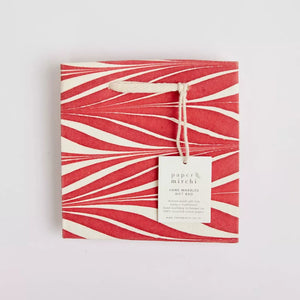 Hand Marbled Gift Bags Small | Christmas Glitz