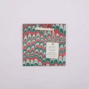Hand Marbled Gift Bags Small | Christmas Splendour