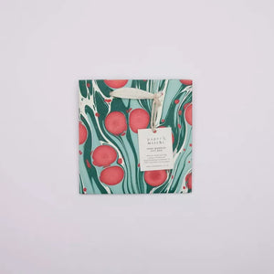 Hand Marbled Gift Bags Small | Christmas Splendour