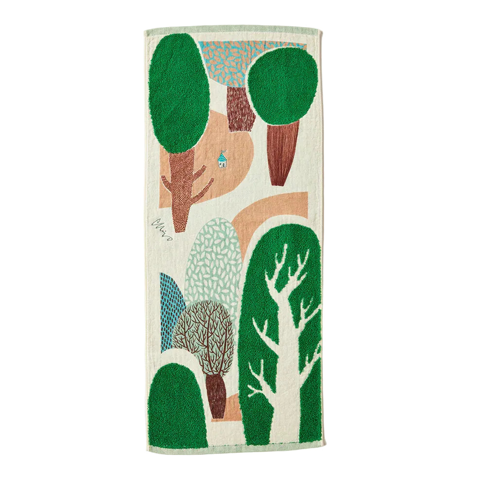 Hand Towel | Forest Home Green