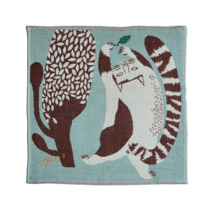 Handkerchief | Cat & Tree