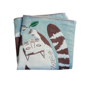 Handkerchief | Cat & Tree