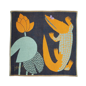 Handkerchief | Crocodile & Butterfly