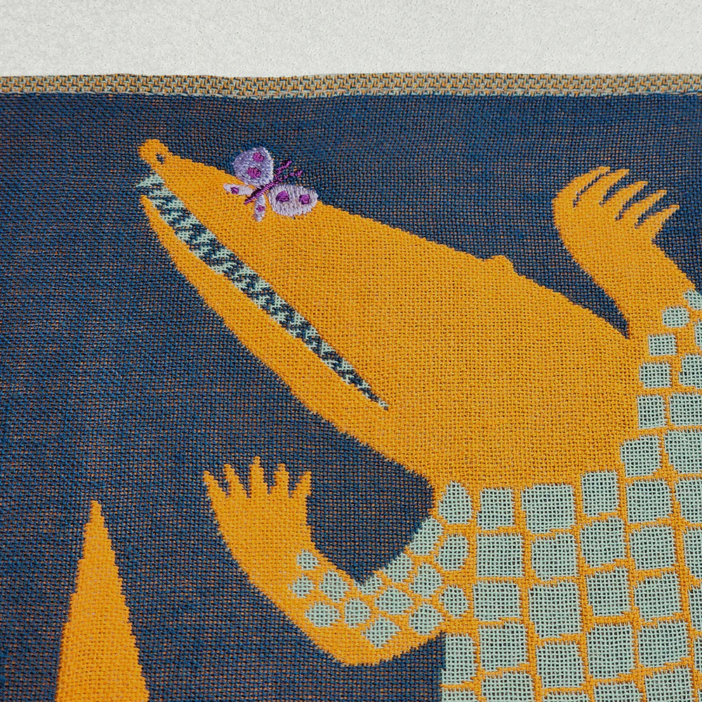 Handkerchief | Crocodile & Butterfly
