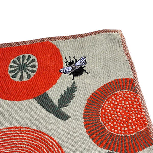 Handkerchief | Flower & Bumblebee