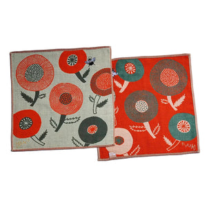 Handkerchief | Flower & Bumblebee