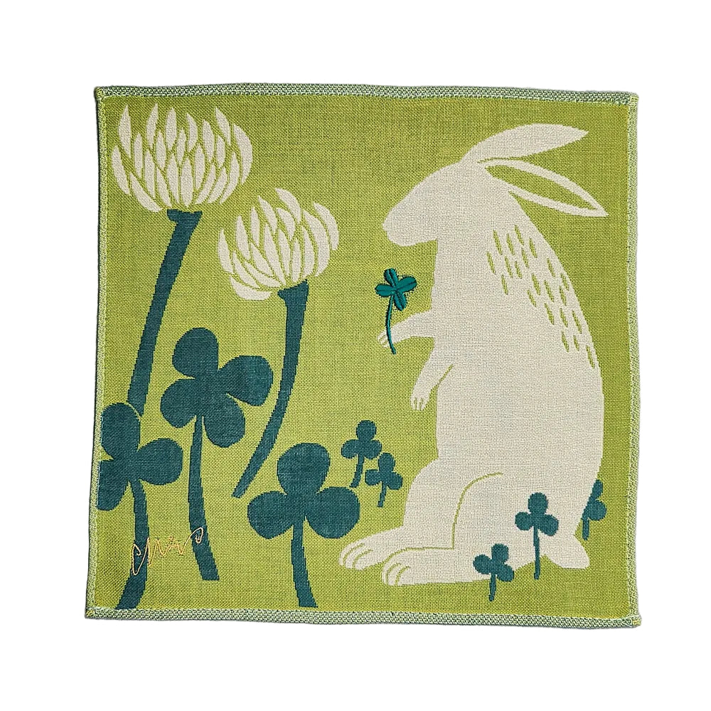 Handkerchief | Rabbit & White Clover