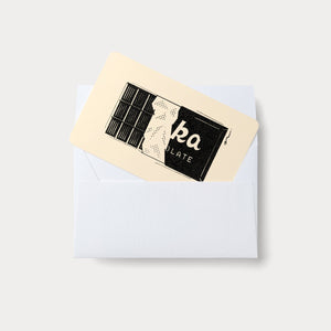 Handmade Embossed Card | Home Series: Chocolate