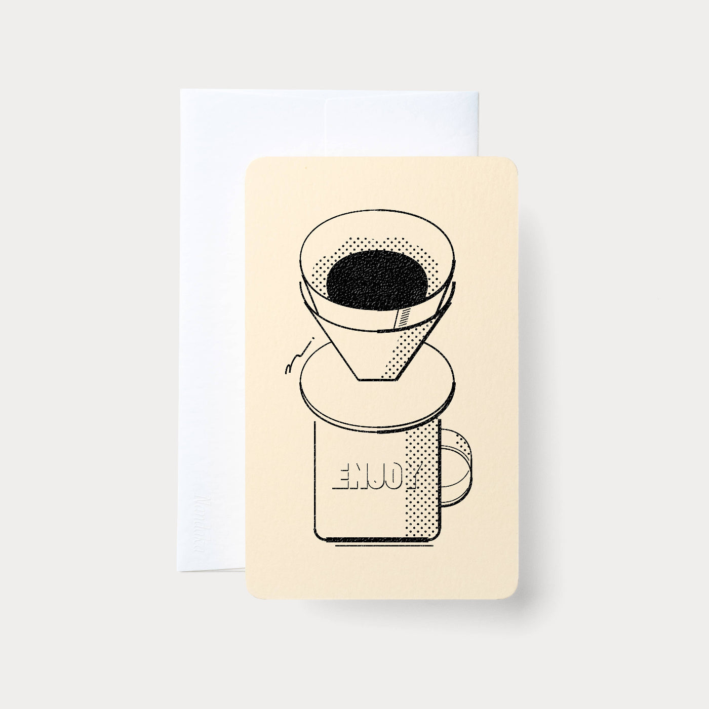 Handmade Embossed Card | Home Series: Coffee