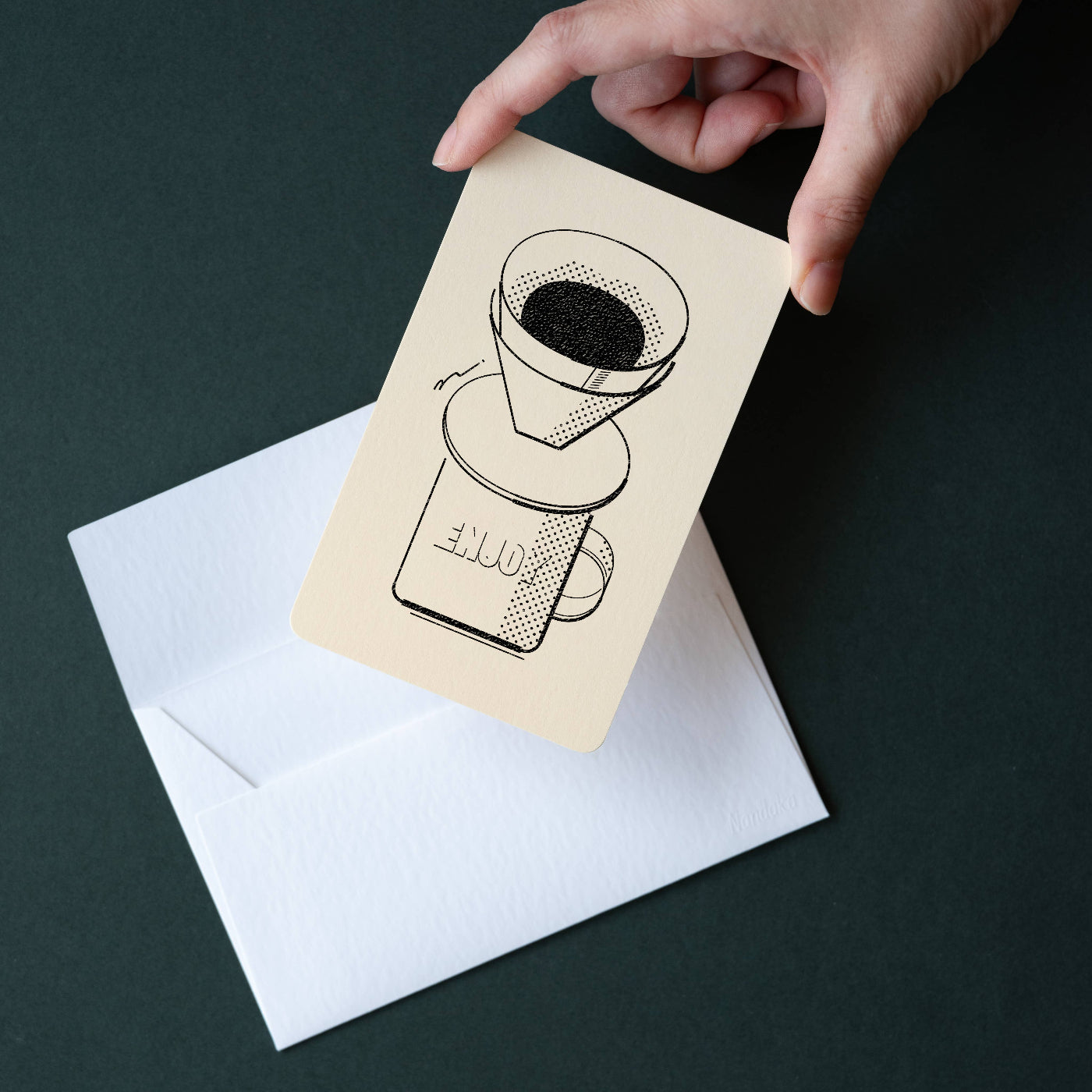Handmade Embossed Card | Home Series: Coffee
