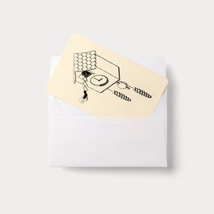 Handmade Embossed Card | Home Series: Cuckoo Clock